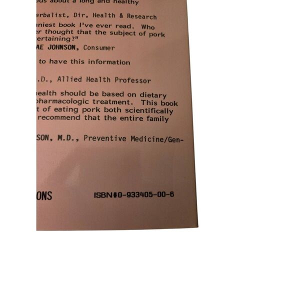 How to not eat pork (or life without the pig) by Shahrazad Ali - isbn 0933405006 - Picture 6 of 6